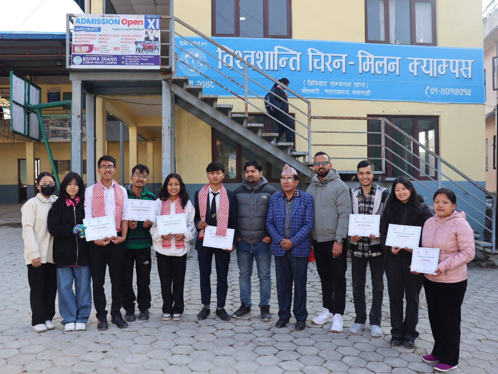 विश्वशान्ति चिरन मिलन क्याम्पसद्वारा Corporate Accounting Training  सम्पन्न